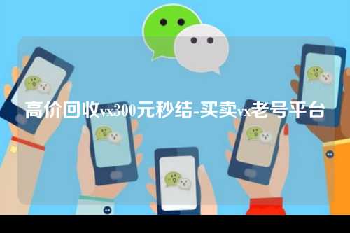 高价回收vx300元秒结-买卖vx老号平台